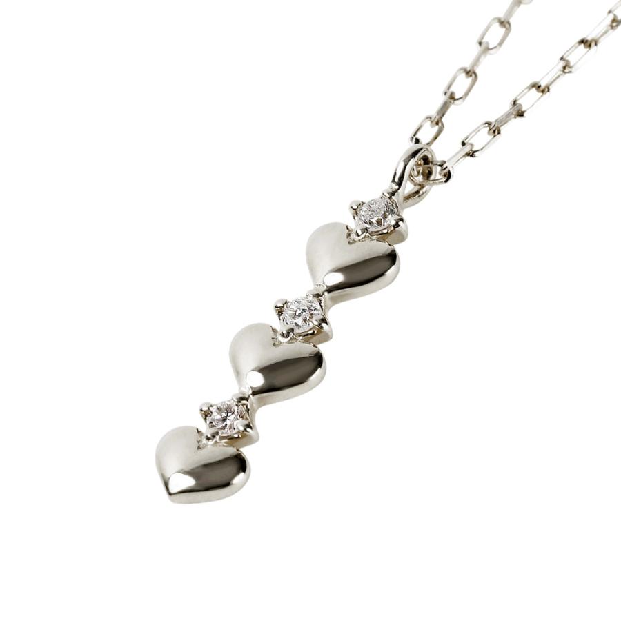 Jewelry i（ジュエリーアイ） ハート ネックレス プラチナ 
