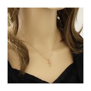 クロス ネックレス ペンダント プラチナ ダイヤモンド 十字架 Pt900 Pt850 注文製作 プレゼント ギフト 受注 爆買の画像