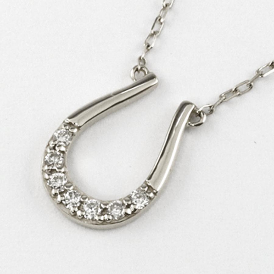 Jewelry i（ジュエリーアイ） 馬蹄 ネックレス ホースシュー プラチナ