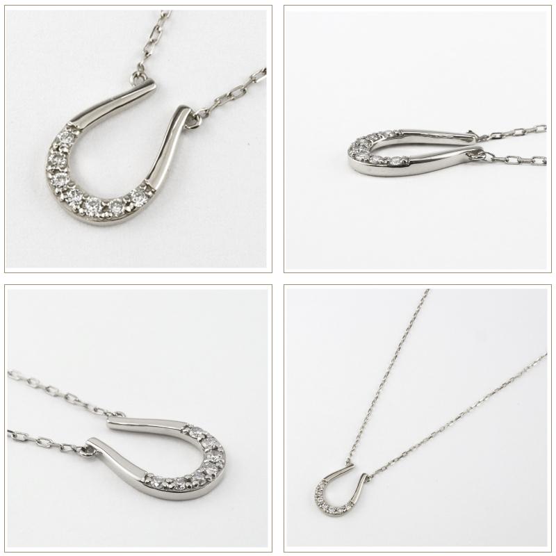 Jewelry i（ジュエリーアイ） 馬蹄 ネックレス ホースシュー プラチナ