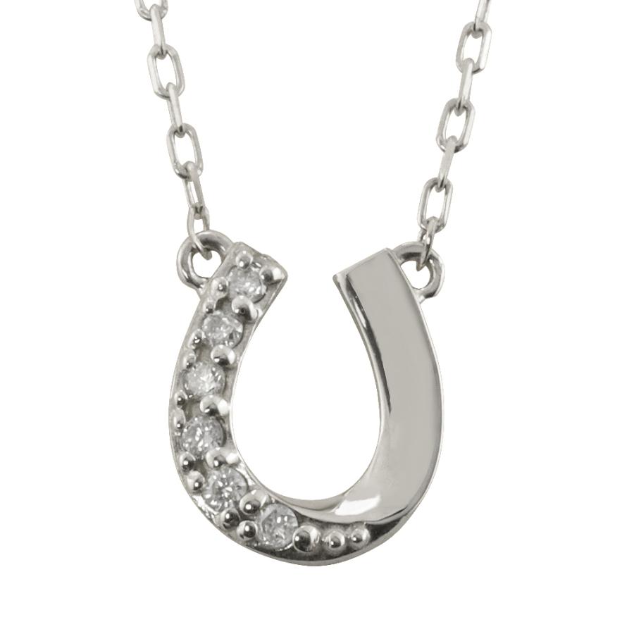Jewelry i ネックレス レディース 馬蹄 ホースシュー プラチナ Jewelry i ネックレス レディース 馬蹄 ホースシュー プラチナ