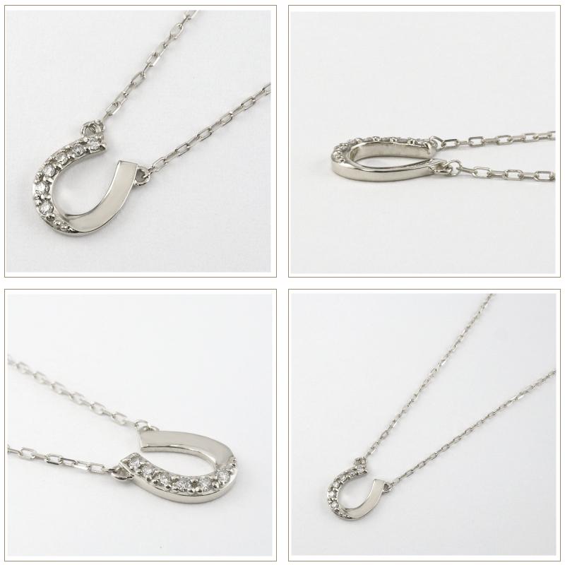 Jewelry i ネックレス レディース 馬蹄 ホースシュー プラチナ Jewelry i ネックレス レディース 馬蹄 ホースシュー プラチナ