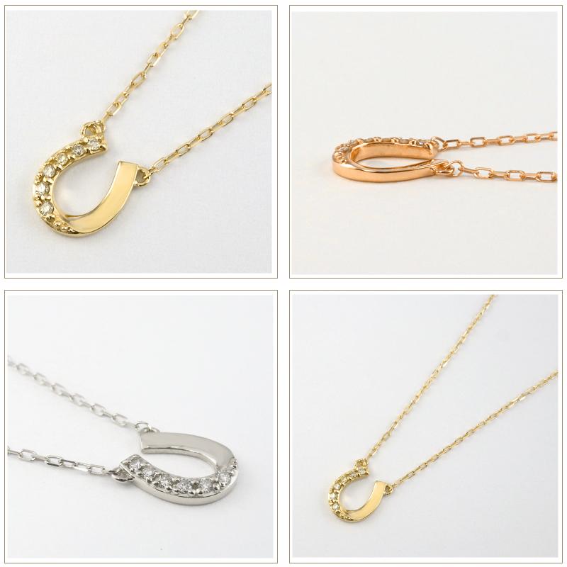 Jewelry i（ジュエリーアイ） 馬蹄 ネックレス ホースシュー 18金