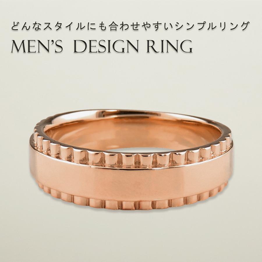 ゴールド メンズ リング 10金 メンズリング 指輪 K10 幅広 男性用 大人 アクセ デザインリング 注文製作 プレゼント ギフト 受注 爆買の画像