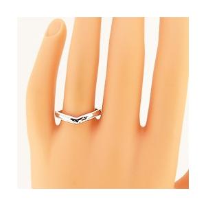 メンズ リング プラチナ メンズリング ミルウチ 加工 Vライン Pt900 men's ring 指輪 シンプル デザイン ネット 注文製作 プレゼント ギフト 受注 爆買の画像