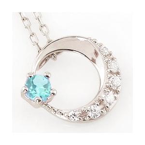 プラチナ ムーン ネックレス 誕生石 ダイヤモンド 月モチーフ ムーン ペンダント Pt900 Pt850 カラーストーン レディース 注文製作 プレゼント ギフト 受注 爆買の画像