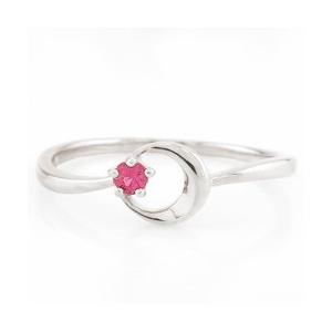 Jewelry i（ジュエリーアイ） 指輪 レディース ピンキーリング ルビー 