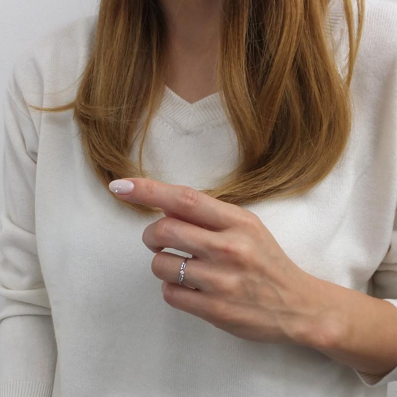 Jewelry i 指輪 レディース ピンキーリング プラチナ セブン Jewelry i 指輪 レディース ピンキーリング プラチナ セブン