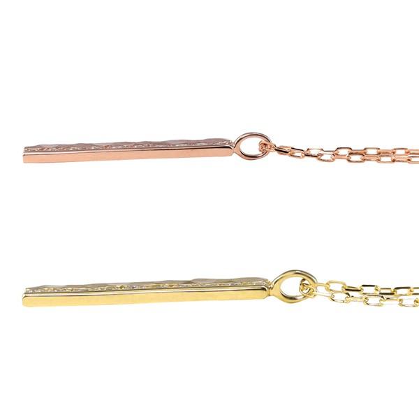 ペアネックレス 10金 2個セット ダイヤモンド ペンダント ダイヤネックレス 刻印 文字入れ ゴールド K10 シンプル 大人 カップル 注文製作 受注 爆買の画像