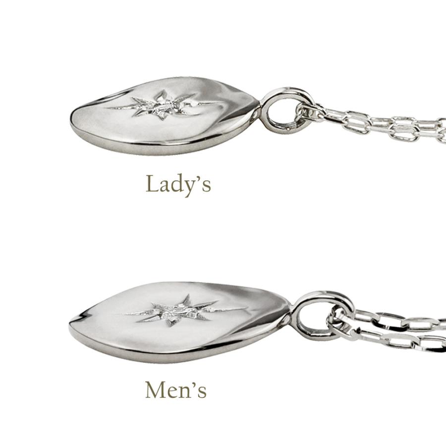 Jewelry i ペアネックレス プラチナ 太陽 モチーフ SUN 2個