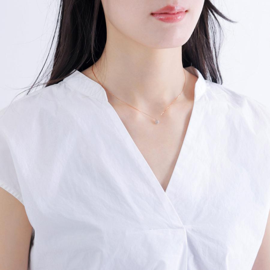 取り巻き ダイヤモンド 10金 ネックレス レディース 13石 花 フラワー ペンダント 豪華 ゴールド K10 ゴールド 注文製作 プレゼント ギフト 受注 爆買の画像