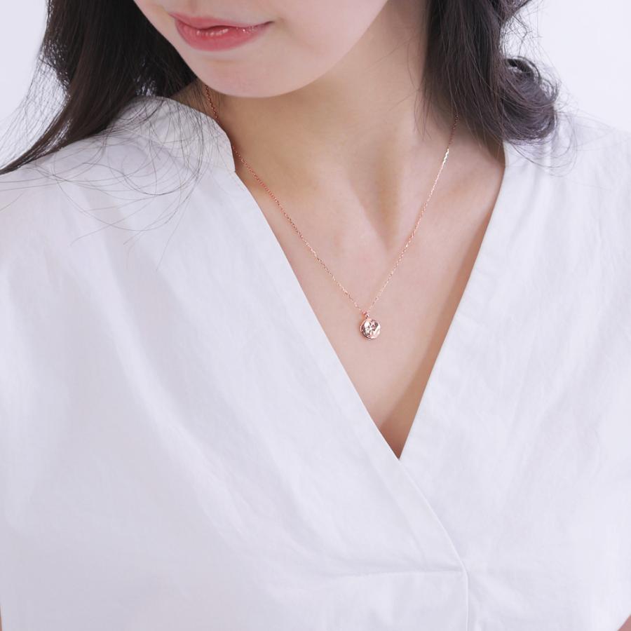 ネックレス 18金 太陽 モチーフ 一粒ダイヤモンド ゴールド K18 ペンダント アズキチェーン 40cm コイン ハワイアン 注文製作 プレゼント 受注 爆買の画像