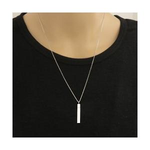 メンズネックレス プラチナ 十字架 モチーフ クロス Pt900 Pt850 ペンダント アズキチェーン 50cm  文字入れ 刻印 可能 注文製作 プレゼント ギフト 受注 爆買の画像