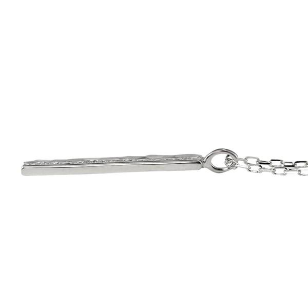 メンズネックレス 18金 10石 ダイヤモンド ホワイト ピンク イエロー ペンダント アズキチェーン 50cm  文字入れ 刻印 可能 受注製作 ギフト 受注 爆買の画像
