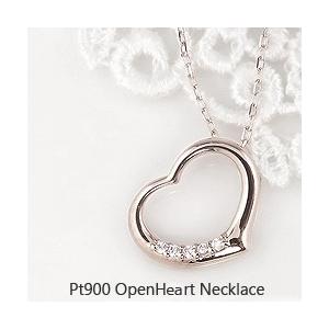 Jewelry i（ジュエリーアイ） オープン ハート ネックレス ファイブ 
