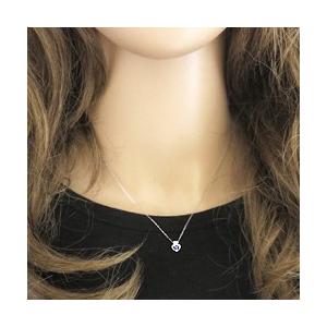 Jewelry i（ジュエリーアイ） サファイア ダブルハート ネックレス 