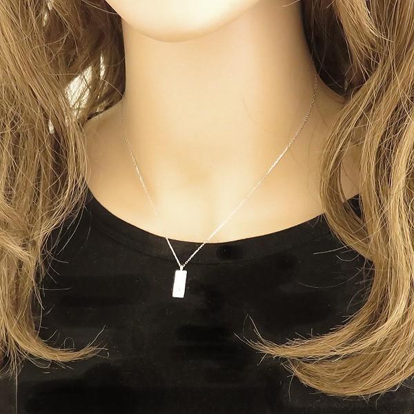 ペアネックレス ゴールド 10金 一粒 ダイヤモンド ブラックダイヤモンド 長方形 K10 ペンダント 2個セット シンプル 大人 カップル 注文製作 受注 爆買の画像