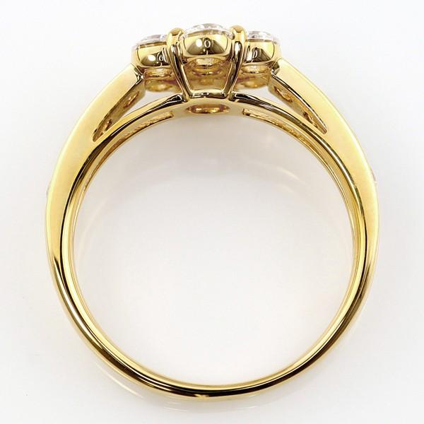 Jewelry i（ジュエリーアイ） フラワーデザイン K18 ダイヤリング 花
