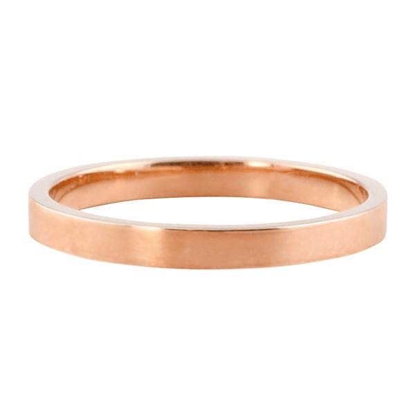 Jewelry i（ジュエリーアイ） 平打ち リング 2mm幅 10金 指輪