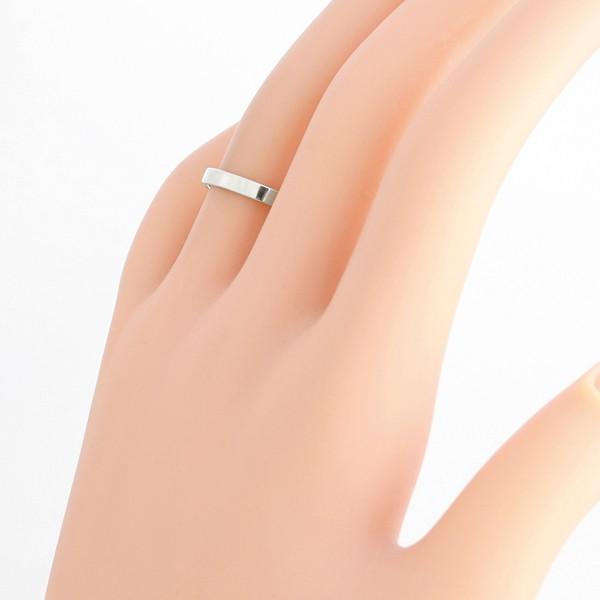 平打ち リング 2.5mm幅 プラチナ 指輪 レディース Pt900 シンプル 単品 フラット 地金 リング 大人 結婚指輪 ペアリング 文字入れ 刻印 可能 日本製 受注 爆買の画像