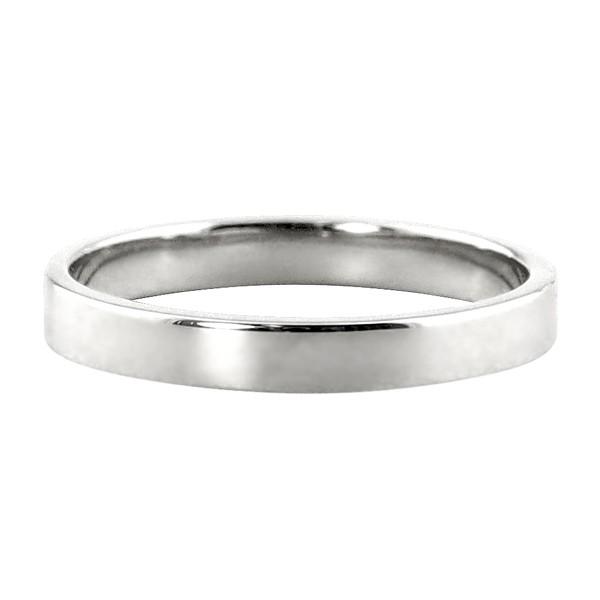 平打ち リング 2.5mm幅 プラチナ 指輪 レディース Pt900 シンプル 単品 フラット 地金 リング 大人 結婚指輪 ペアリング 文字入れ 刻印 可能 日本製 受注 爆買の画像