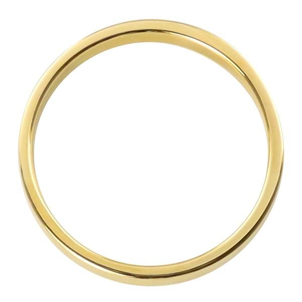 平打ち リング 2.5mm幅 18金 指輪 レディース K18 シンプル 単品 フラット 地金 リング 大人 結婚指輪 ペアリング 文字入れ 刻印 可能 注文製作 受注 爆買の画像