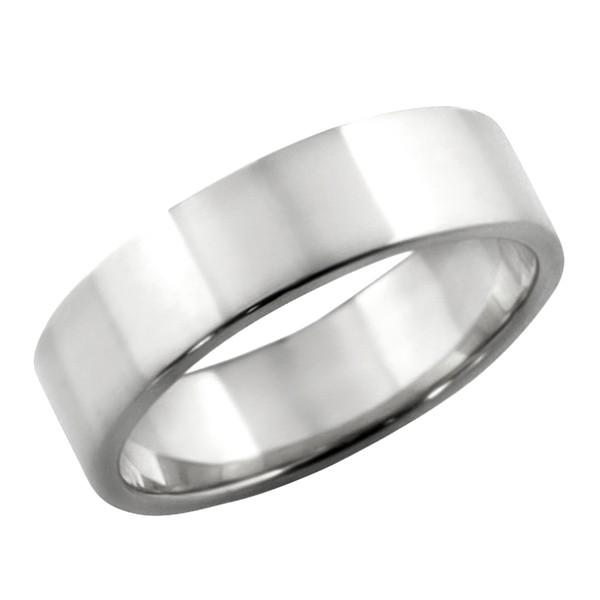 PT900 リング シンプル Jewelry i（ジュエリーアイ） 平打ち リング 5mm幅 プラチナ 指輪