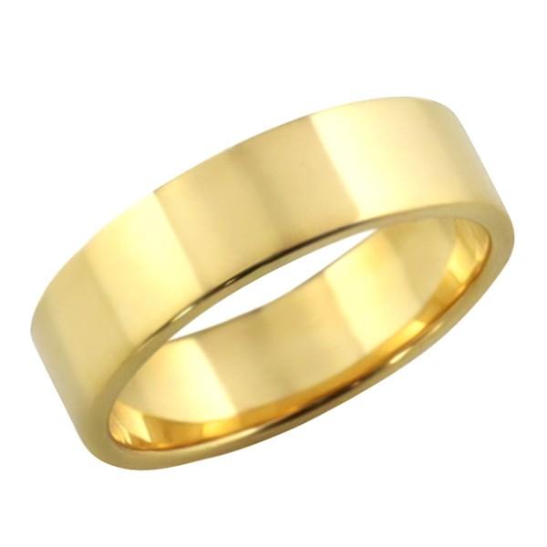 平打ち リング 5mm幅 10金 指輪 レディース K10 シンプル 単品 フラット 地金 リング 大人 結婚指輪 ペアリング 文字入れ 刻印 可能 日本製 注文製作 受注 爆買の画像