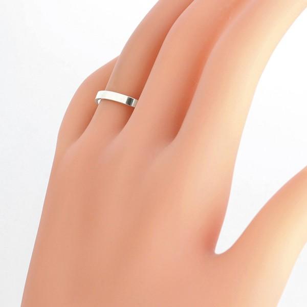 平打ち リング 2.5mm幅 プラチナ 指輪 メンズ Pt900 シンプル 単品 フラット 地金 リング 大人 結婚指輪 ペアリング 文字入れ 刻印 可能 日本製 受注 爆買の画像
