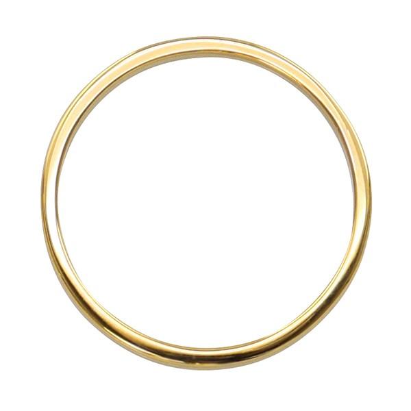 甲丸 リング 2mm幅 18金 指輪 レディース K18 シンプル 単品 平甲丸 地金 リング 大人 結婚指輪 ペアリング 文字入れ 刻印 可能 日本製 注文製作 受注 爆買の画像