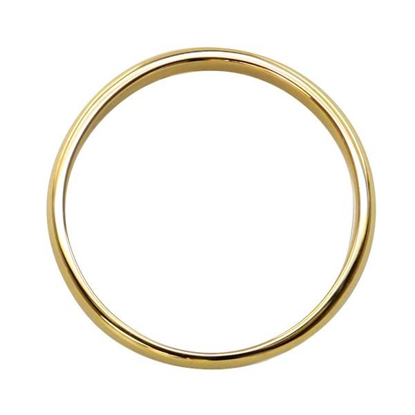 Jewelry i（ジュエリーアイ） 甲丸 リング 4mm幅 18金 指輪 レディース
