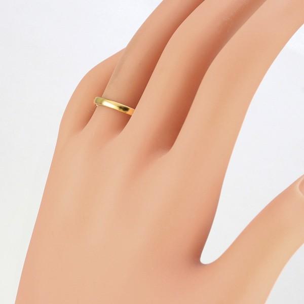 Jewelry i（ジュエリーアイ） 甲丸 リング 2.5mm幅 10金 指輪 メンズ