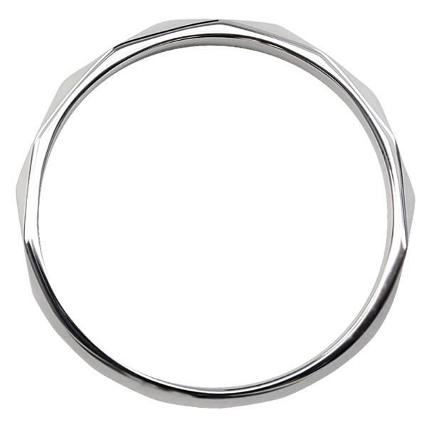 Jewelry i ひし形カット リング 2.5mm幅 プラチナ 指輪 メンズ Jewelry i ひし形カット リング 2.5mm幅 プラチナ 指輪 メンズ