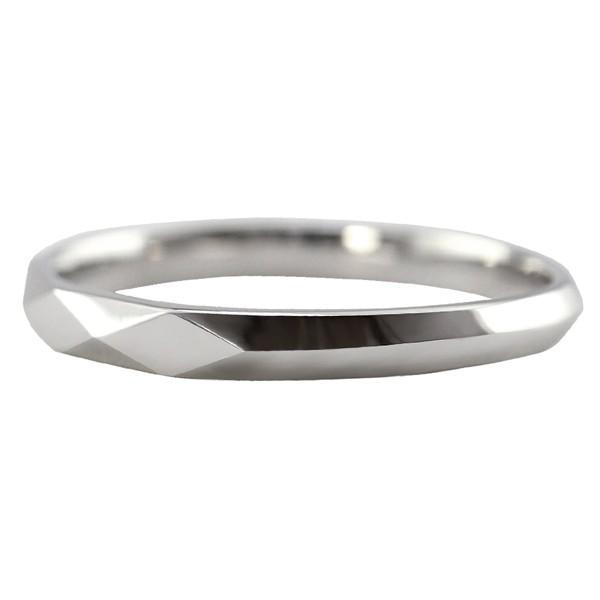 Jewelry i ひし形カット リング 2.5mm幅 プラチナ 指輪 メンズ Jewelry i ひし形カット リング 2.5mm幅 プラチナ 指輪 メンズ