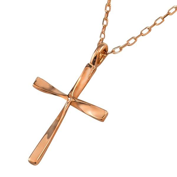 Jewelry i ネックレス レディース ゴールド クロス 10金 K10