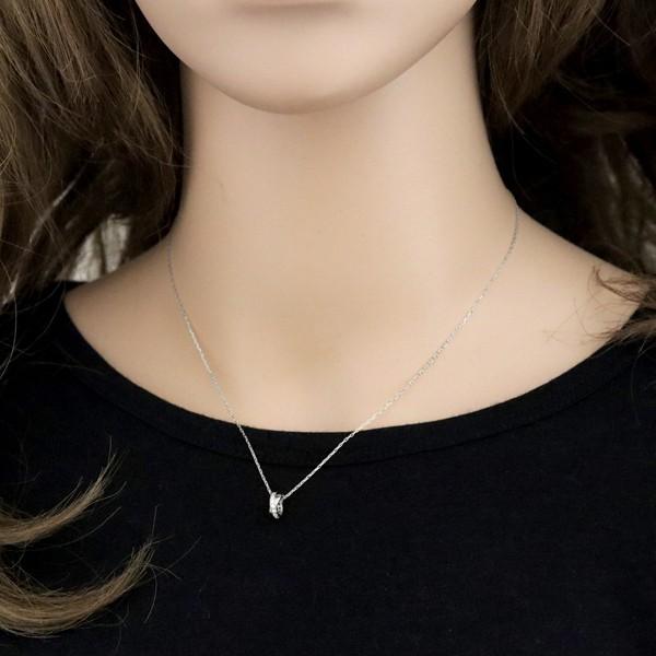 ネックレス プラチナ クロス サークル ダイヤモンド Pt900 Pt850 ペンダント レディース アズキチェーン 40cm ダイヤ 注文製作 プレゼント ギフト 受注 爆買の画像