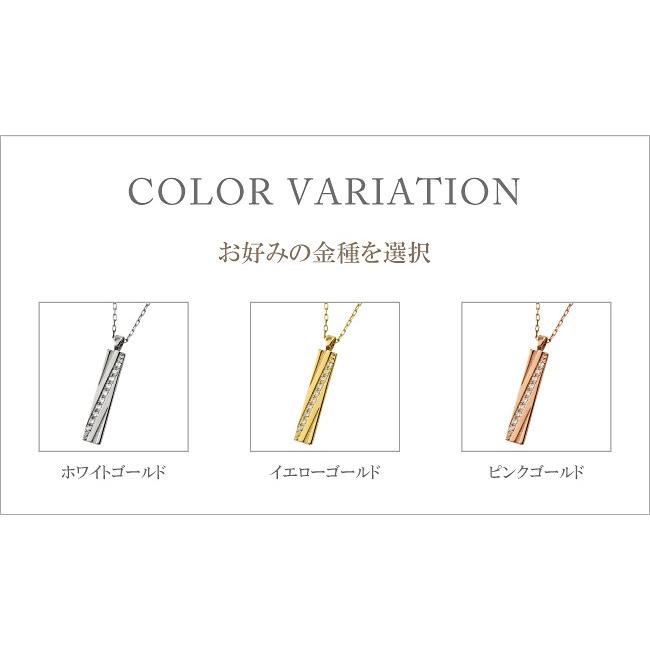 ネックレス ゴールド プレート デザイン ダイヤモンド 18金 K18 ペンダント アズキチェーン 40cm レディース ダイヤ 注文製作 プレゼント ギフト 受注 爆買の画像