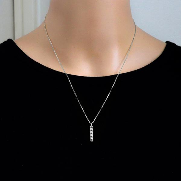 ペアネックレス 10金 キルティング プレート ダイヤモンド ブラックダイヤモンド K10 シンプル ペンダント 2個セット ゴールド  大人 安い カップル 受注 爆買の画像