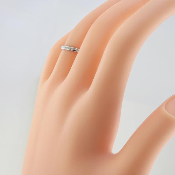 結婚指輪 プラチナ シンプル ペアリング マリッジリング ミル打ち プラチナ900 Pt900 カップル 注文製作 プレゼント ギフト 受注 爆買の画像