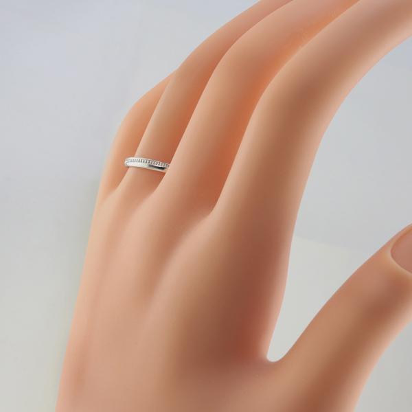 結婚指輪 プラチナ シンプル ペアリング マリッジリング ミル打ち プラチナ900 Pt900 カップル 注文製作 プレゼント ギフト 受注 爆買の画像