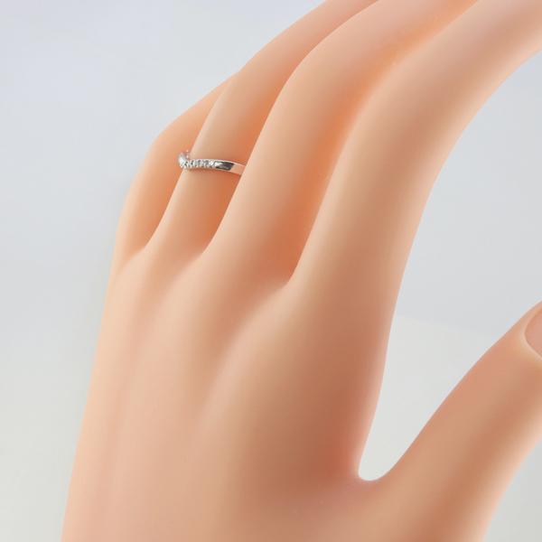 結婚指輪 プラチナ Vライン シンプル ペアリング マリッジリング ダイヤモンド プラチナ900 Pt900 カップル 注文製作 プレゼント ギフト 受注 爆買の画像