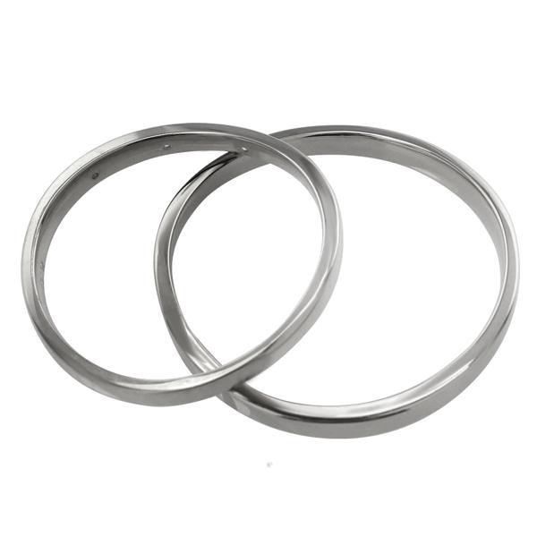 結婚指輪 プラチナ シンプル ペアリング マリッジリング 天然ダイヤモンド プラチナ900 Pt900 カップル 注文製作 プレゼント ギフト 受注 爆買の画像