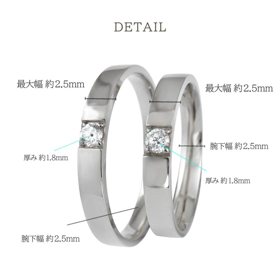 結婚指輪 一粒石 ダイヤモンド ストレート K10 ゴールド ペアリング マリッジリング 10金 シンプル カップル 注文製作 プレゼント ギフト 受注 爆買の画像