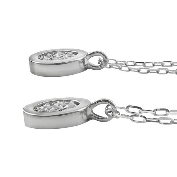Jewelry i ペアネックレス プラチナ ダイヤモンド サークル Jewelry i ペアネックレス プラチナ ダイヤモンド サークル