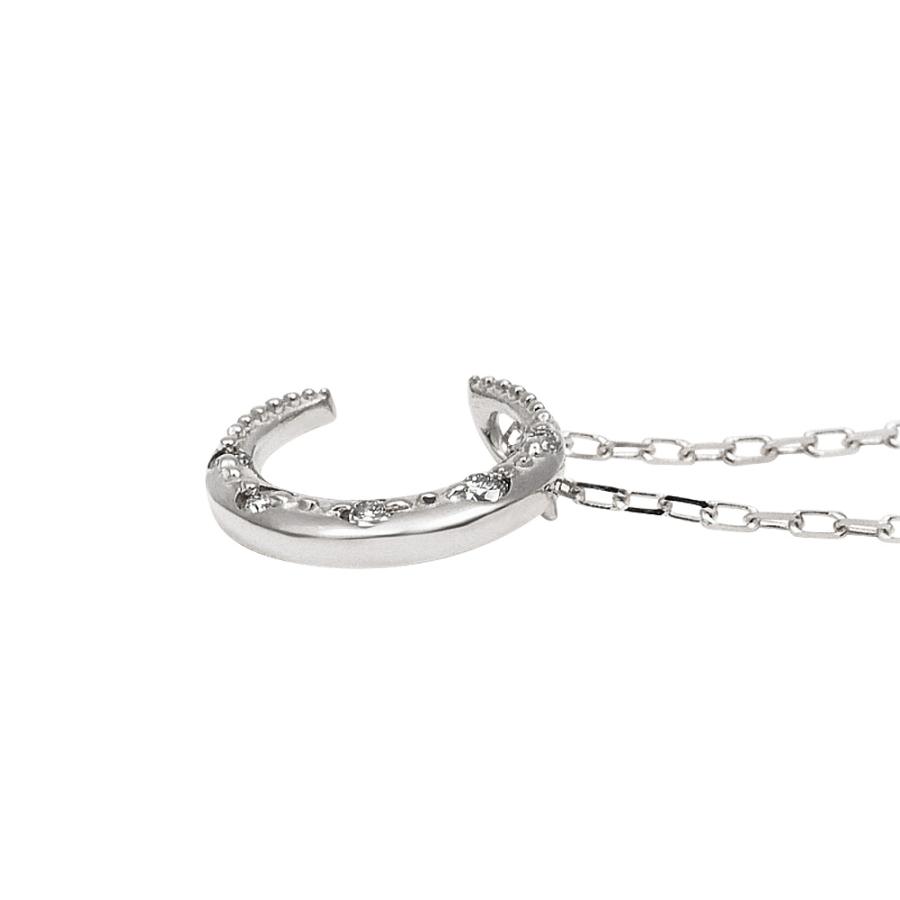 Jewelry i（ジュエリーアイ） ムーン ダイヤモンド ネックレス