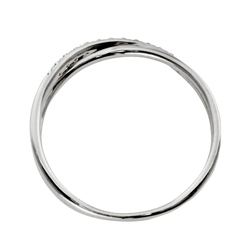 プラチナ ダイヤモンド リング インフィニティ Pt900 交差 無限 指輪 0.06ct ピンキーリング 3号〜 レディース 婚約指輪 ファッションリング 注文製作 爆買の画像