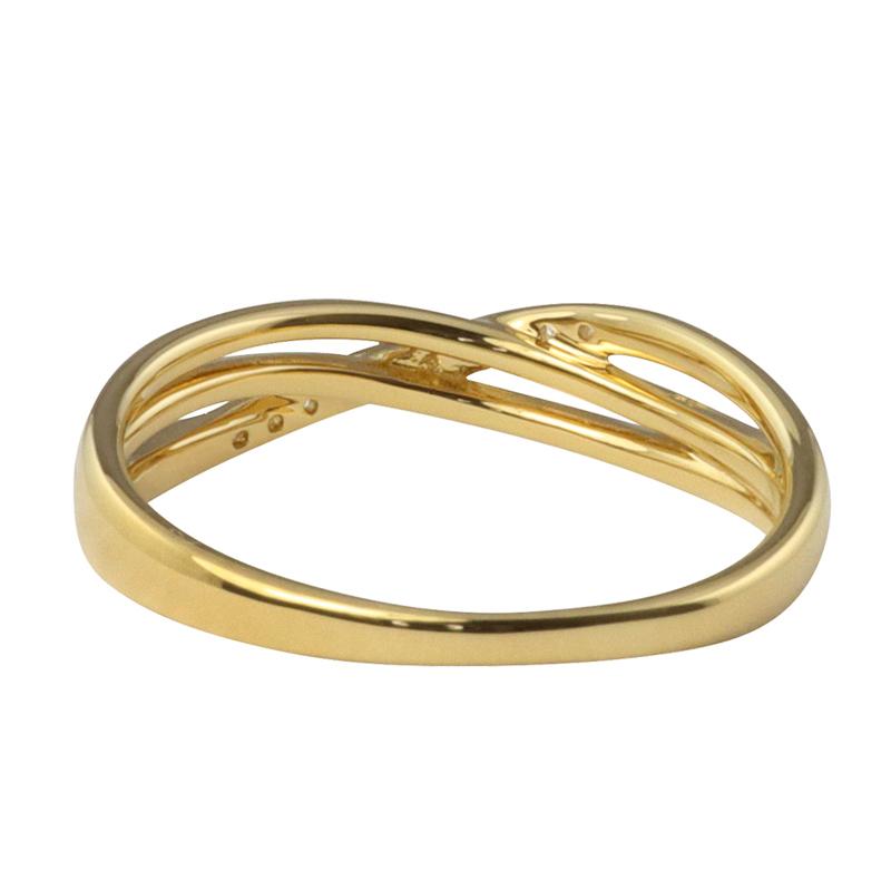 Jewelry i ダイヤモンド リング インフィニティ 18金 K18 無限