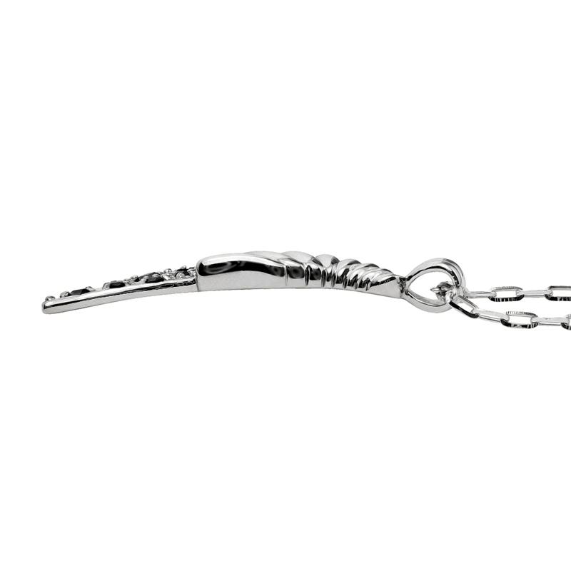 Jewelry i（ジュエリーアイ） フェザー ネックレス ブラック