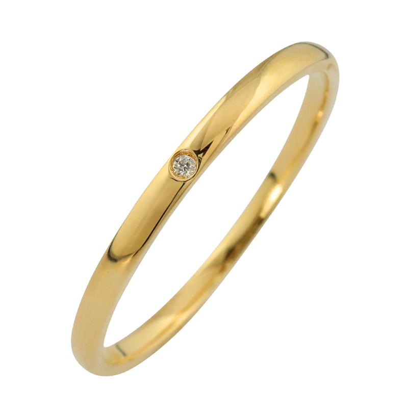 メンズリング 10金 メンズ リング ゴールド ダイヤモンド 一粒石 K10 男性用 ストレート シンプル 指輪 クリスマス プレゼント ギフト 受注 ジュエリーアイ 通販 Yahoo ショッピング