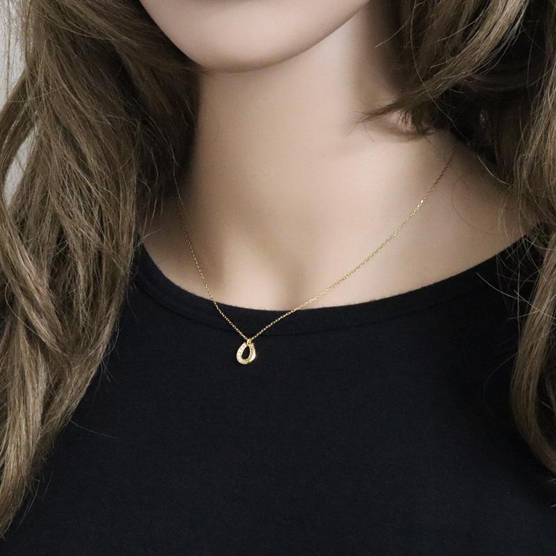 Jewelry i（ジュエリーアイ） 馬蹄 ネックレス ダイヤモンド 18金